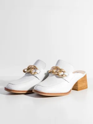 Steve Madden Lorie Loafer Chain Mule