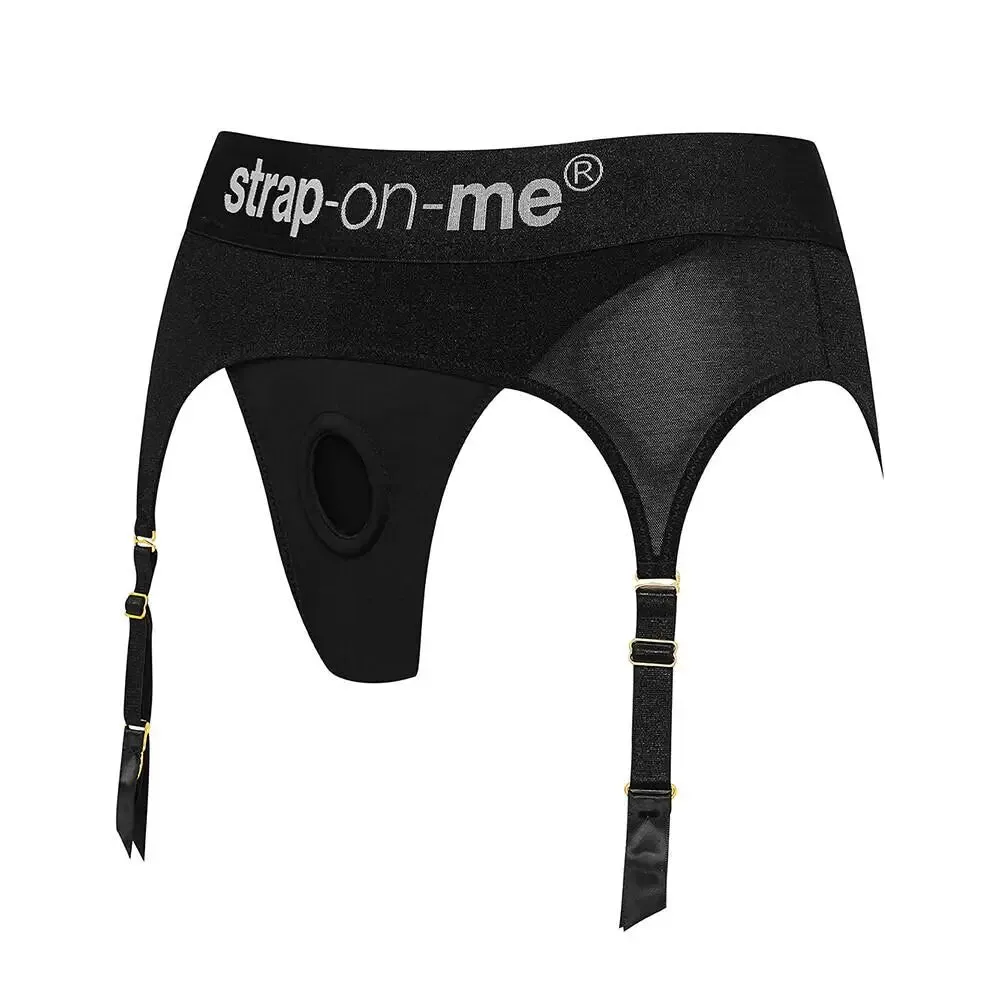 Strap on me Black Rebel Large Harness Lingerie for Her