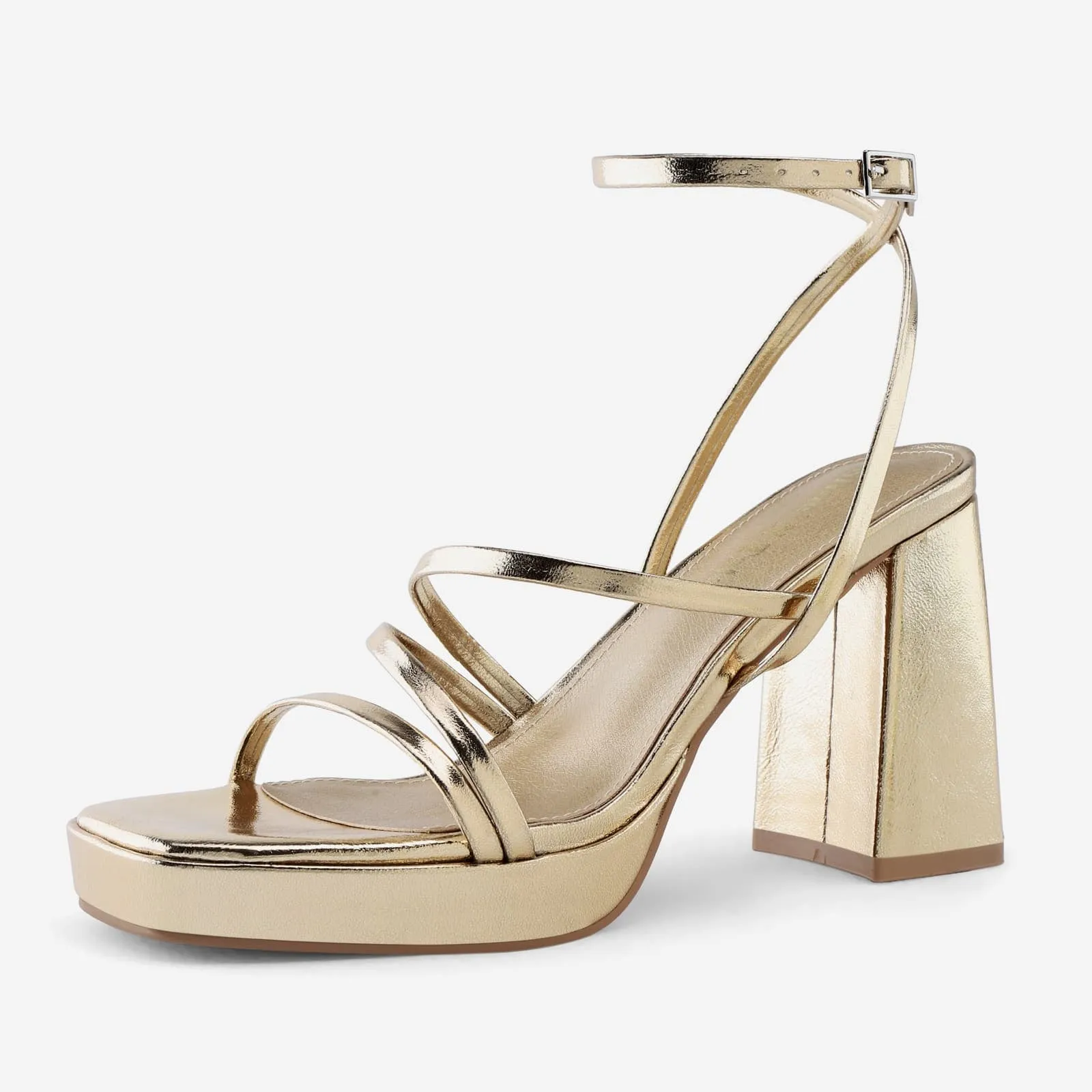 Strappy Platform Heels for Women