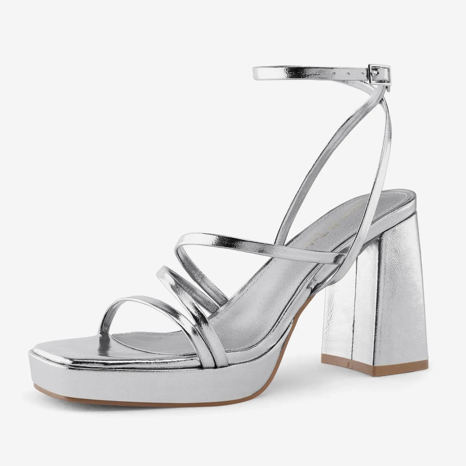 Strappy Platform Heels for Women