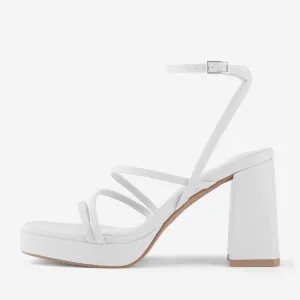 Strappy Platform Heels for Women