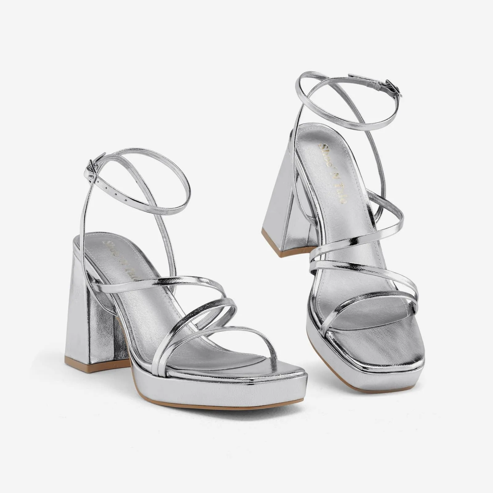 Strappy Platform Heels for Women