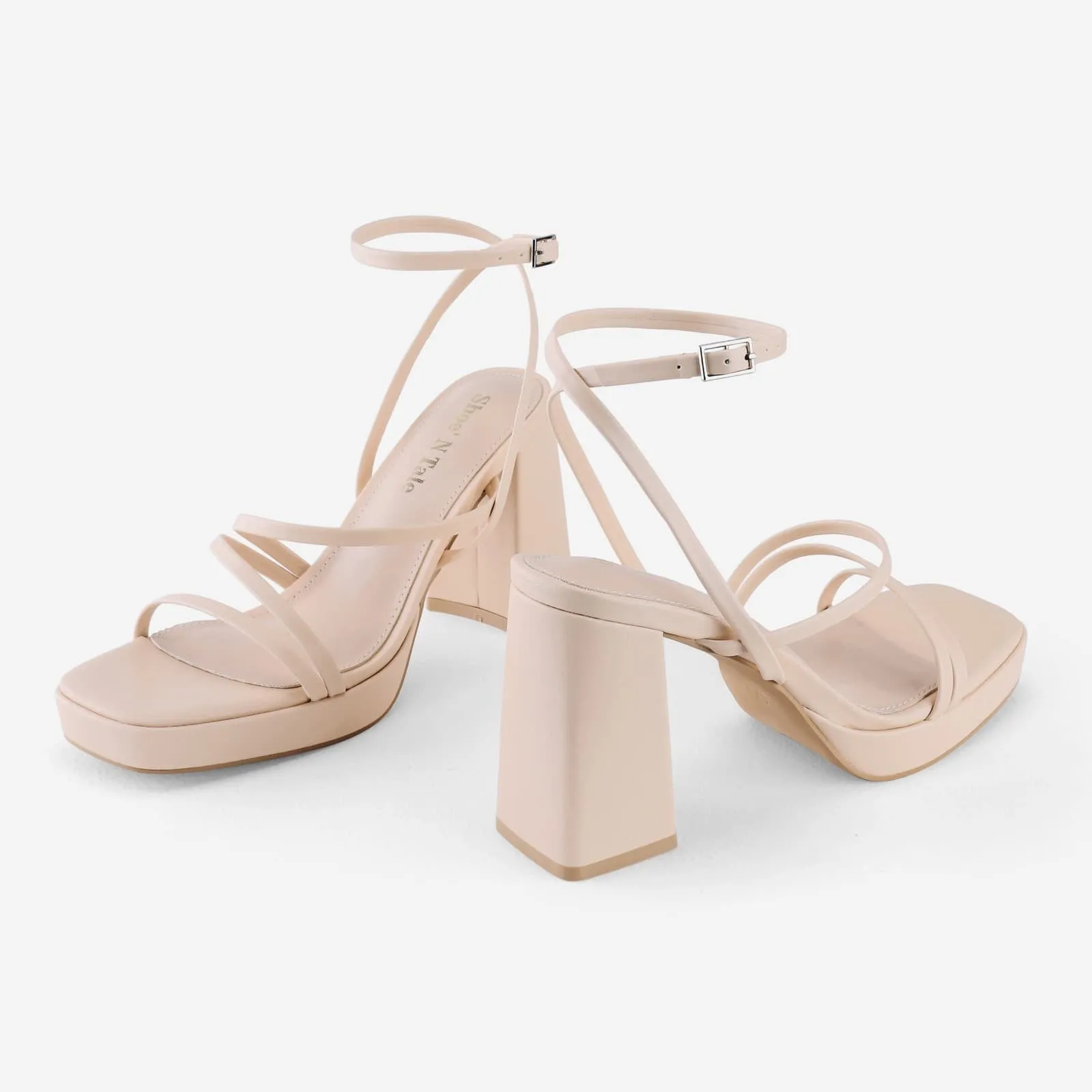 Strappy Platform Heels for Women