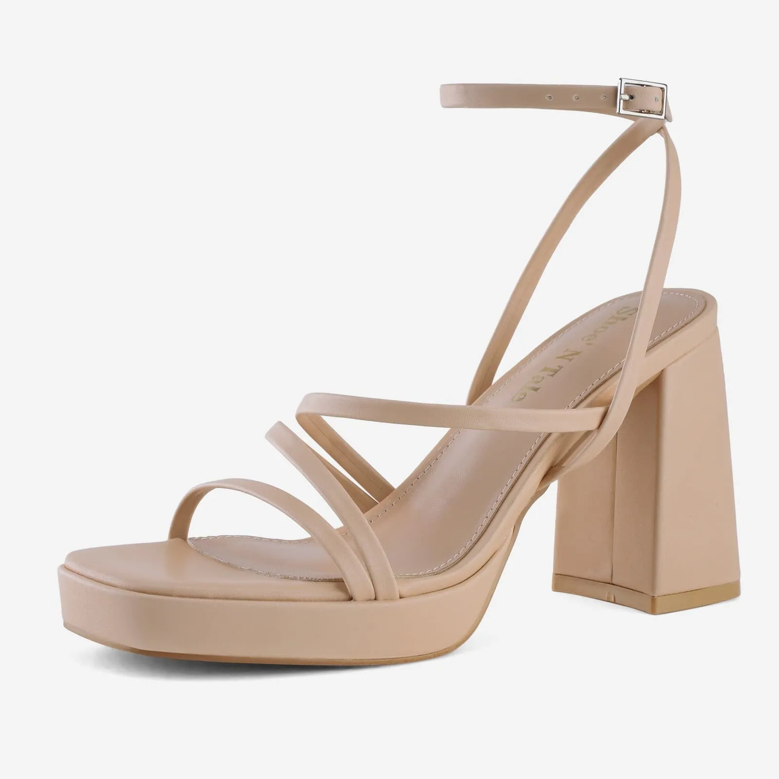 Strappy Platform Heels for Women