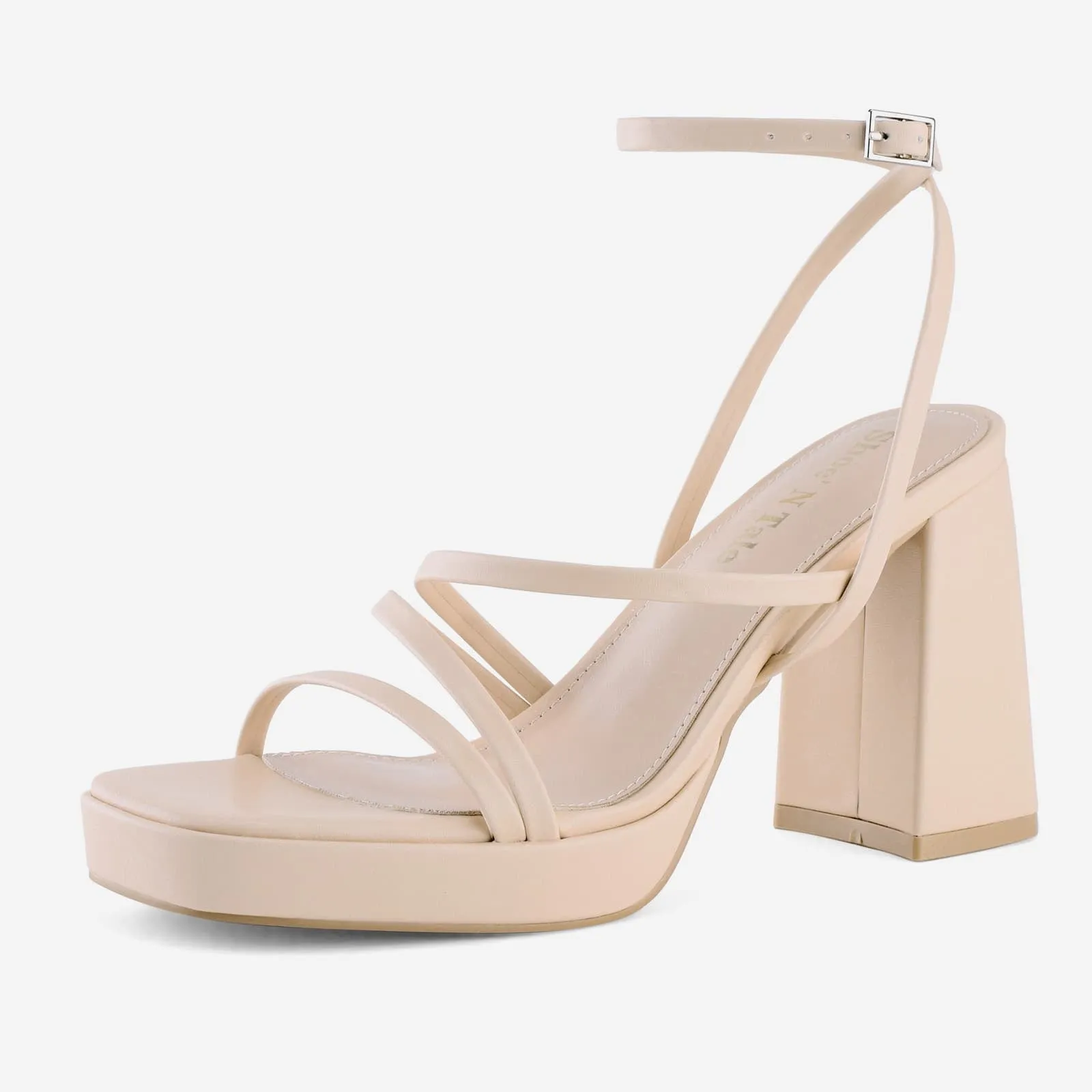 Strappy Platform Heels for Women