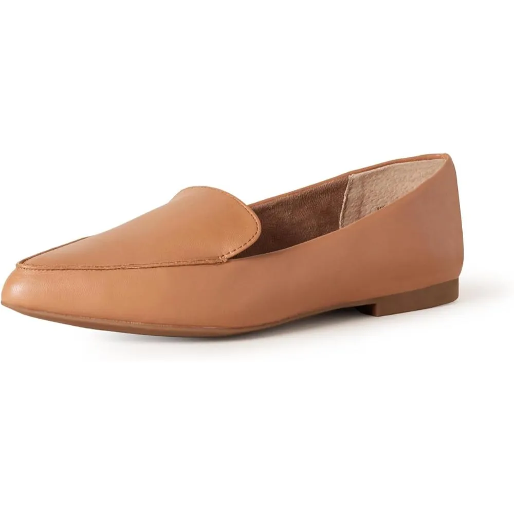 Streamlined Minimalist Leather Loafers For Women