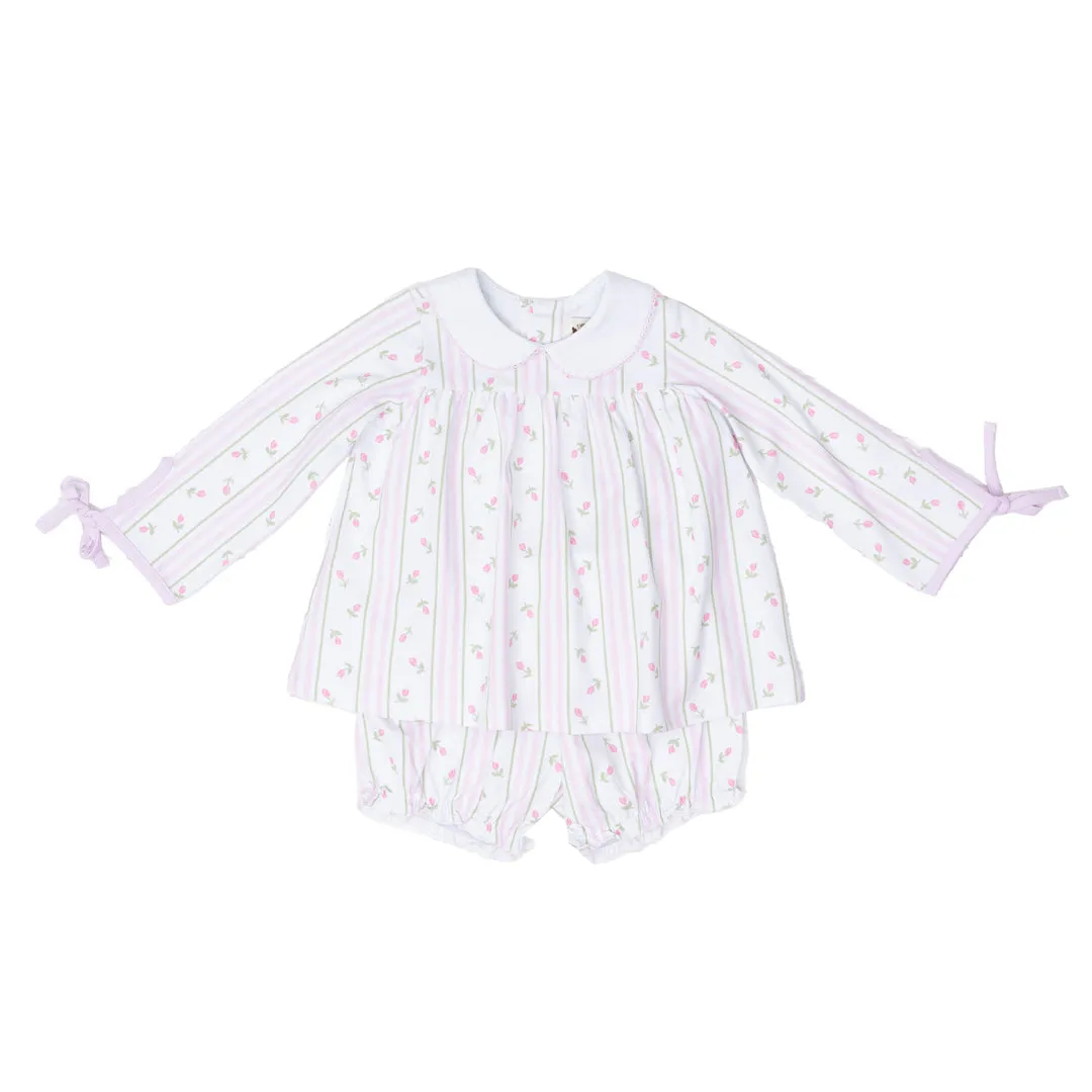 Striped Tulip Bloomer Set
