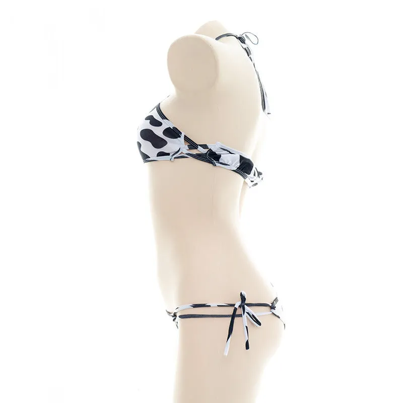 Summer Cow Print Bikini Swimwear