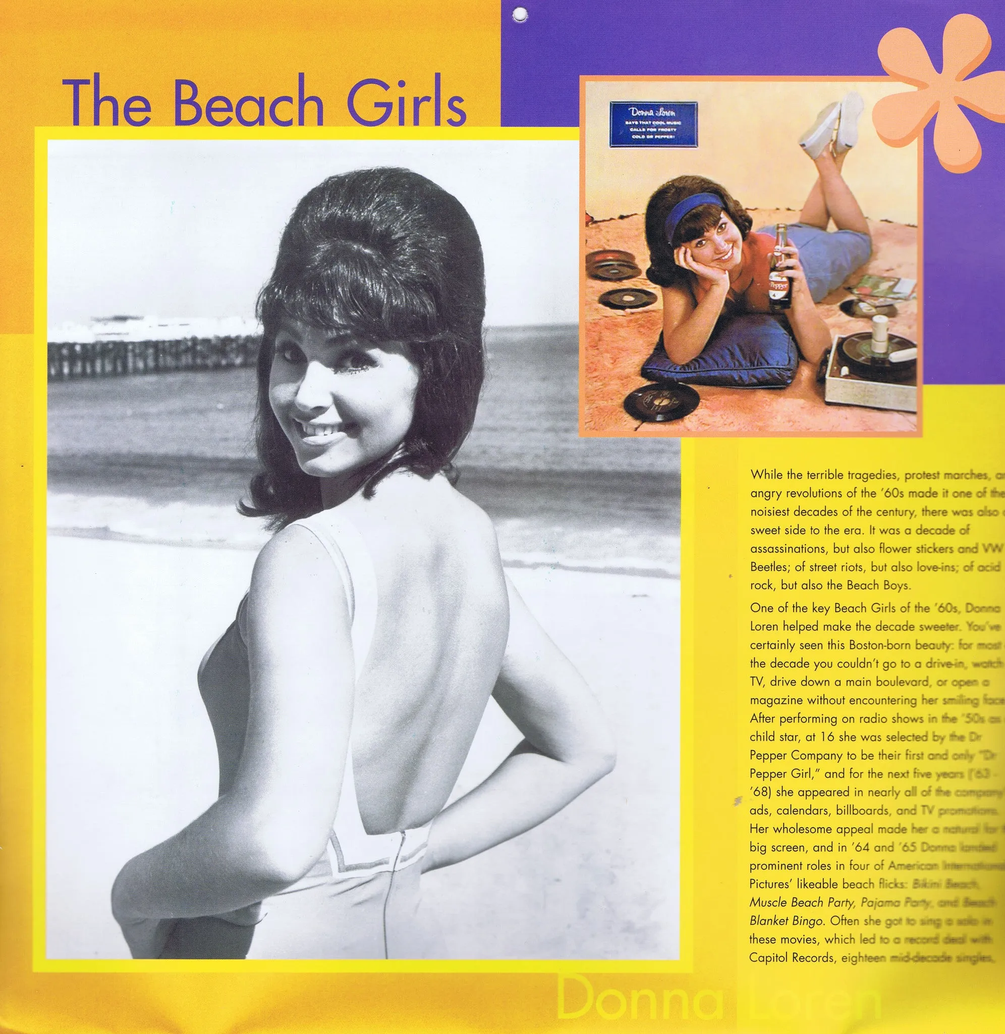 Swingin' Chicks of the 60's Autographed Calendar
