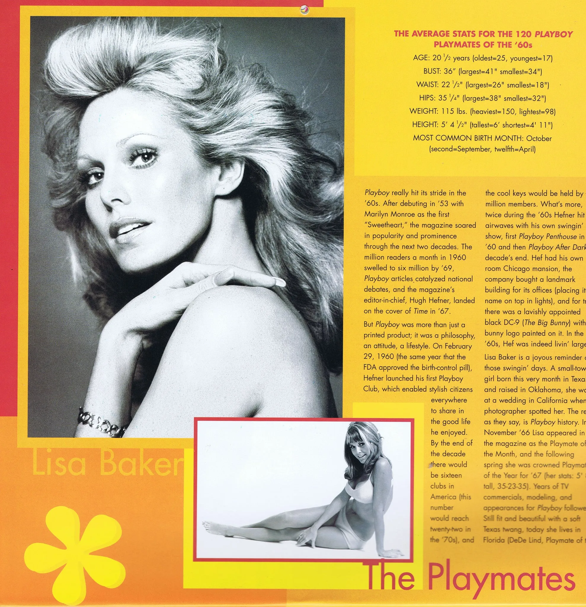 Swingin' Chicks of the 60's Autographed Calendar