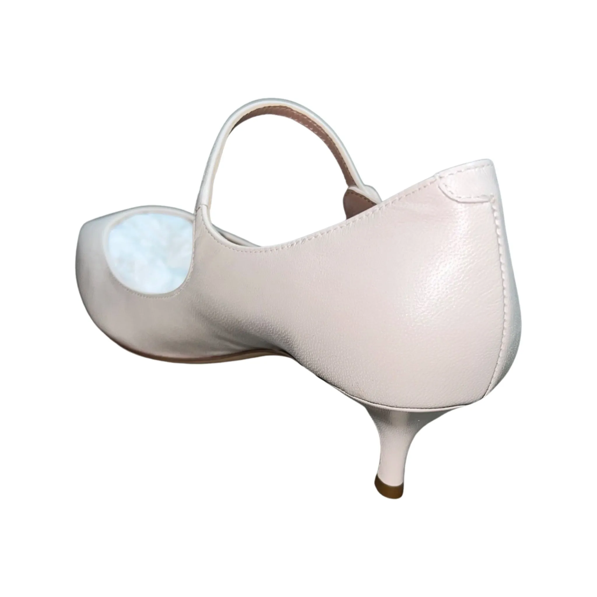 Tabitha Simmons Hermione Kitten Ivory Kidskin
