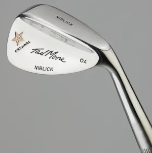 Tad Moore - Star OA Niblick hickory shafted golf iron 55 degrees