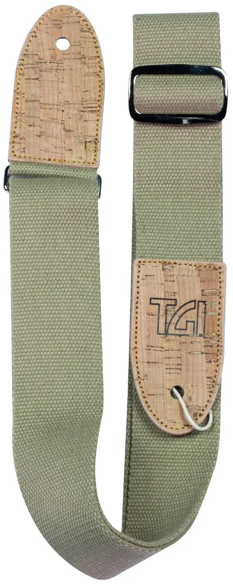 TGI GUITAR STRAP WOVEN COTTON VEGAN - NATURAL