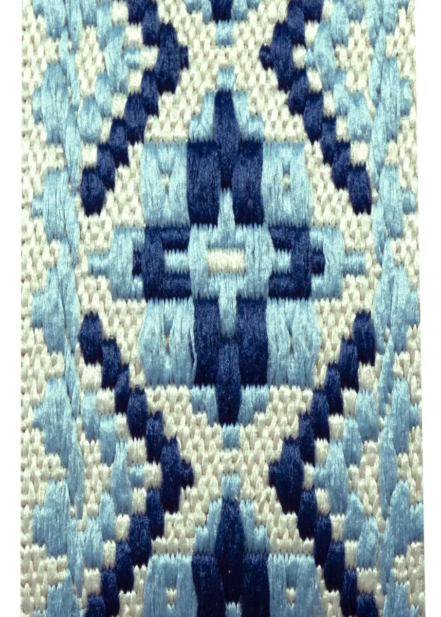 TGI GUITAR STRAP WOVEN COTTON VEGAN - ROYAL BLUE