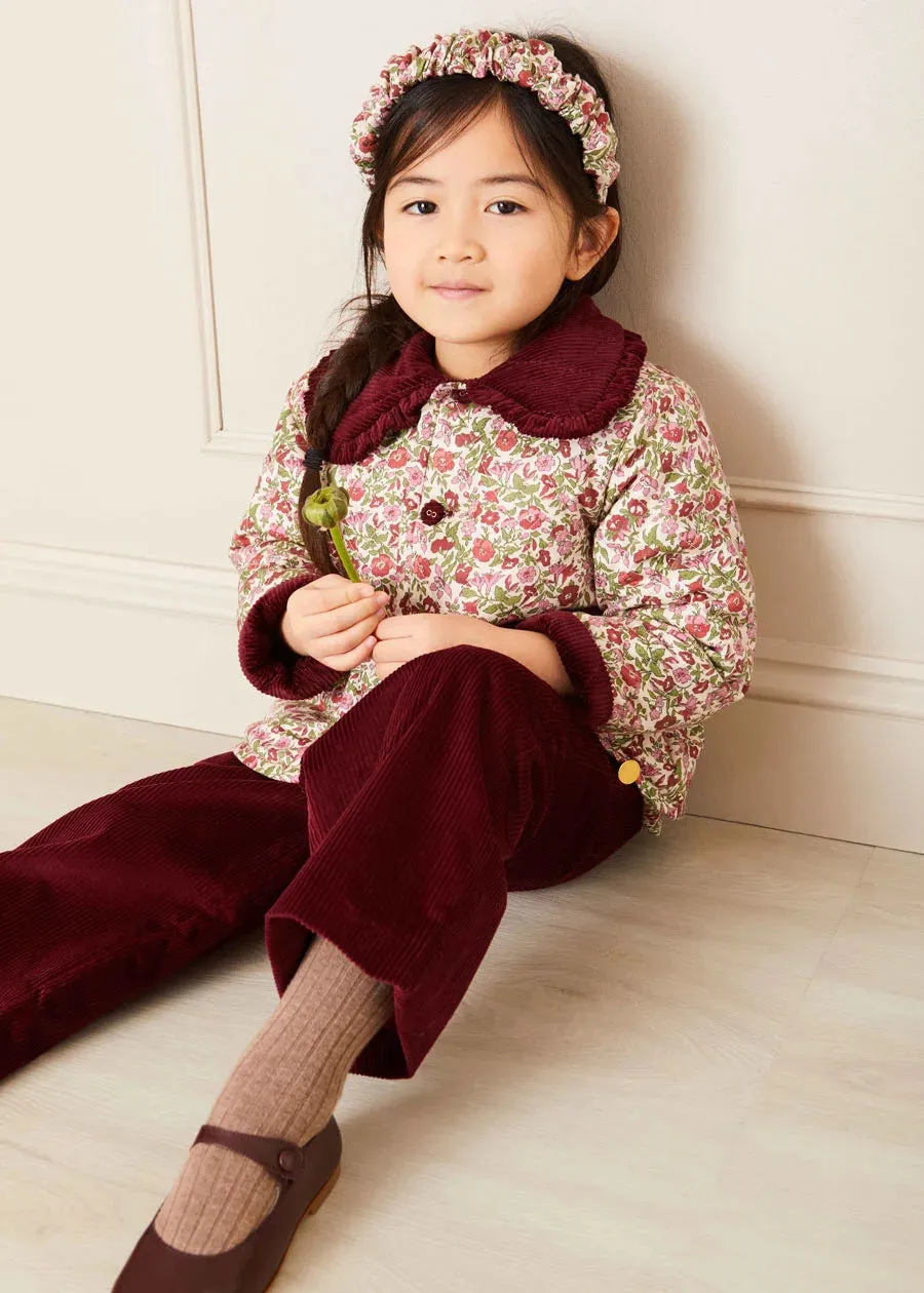 The Daphne Floral Blouse Girl Look