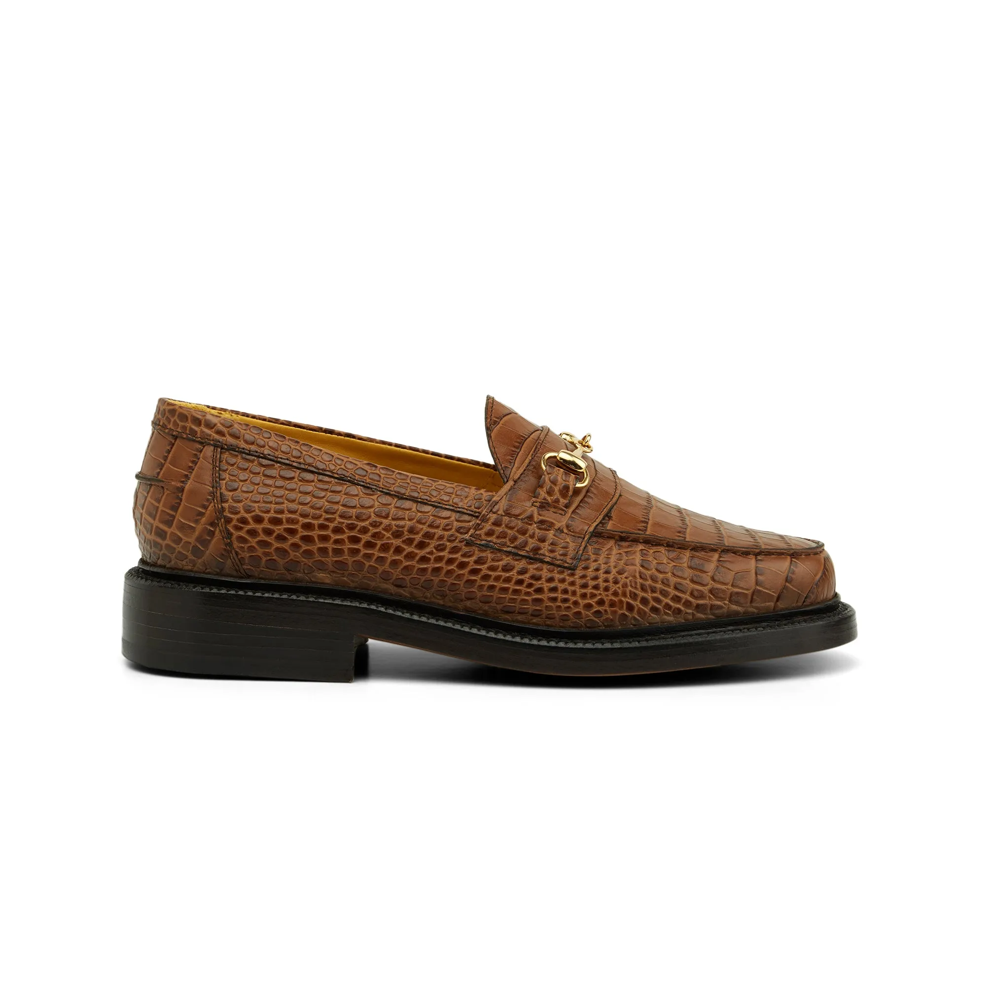 The Mason Horse Bit Loafer, Honey Croc