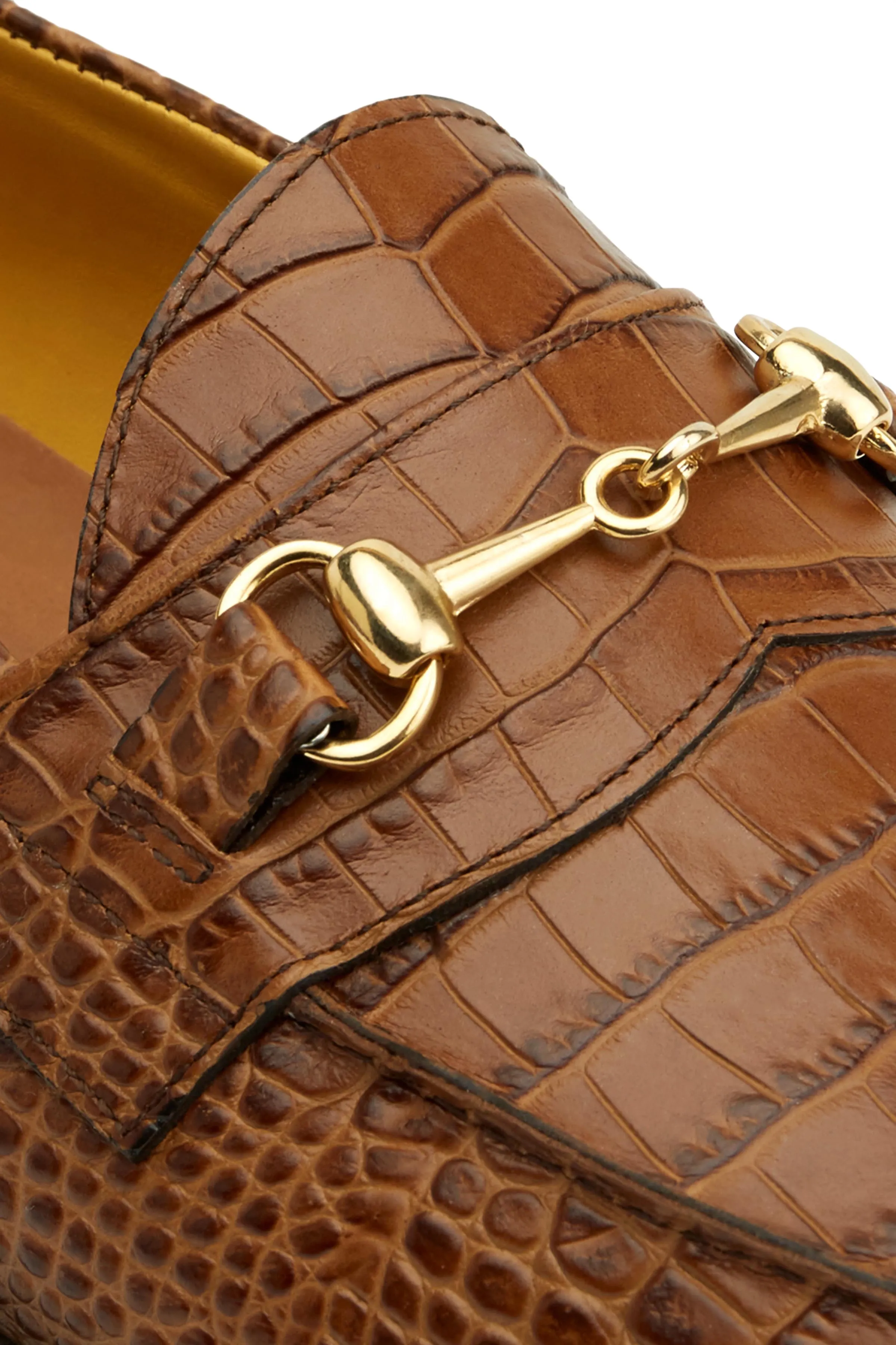 The Mason Horse Bit Loafer, Honey Croc