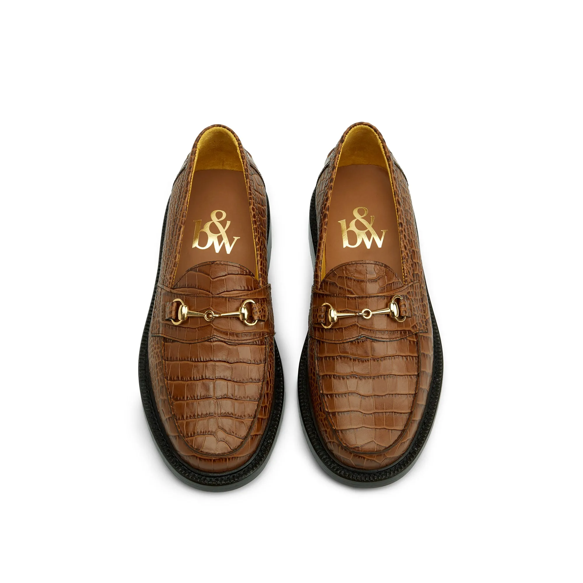 The Mason Horse Bit Loafer, Honey Croc
