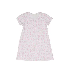 The Oaks: Mary Chase Dress - Pink Playground