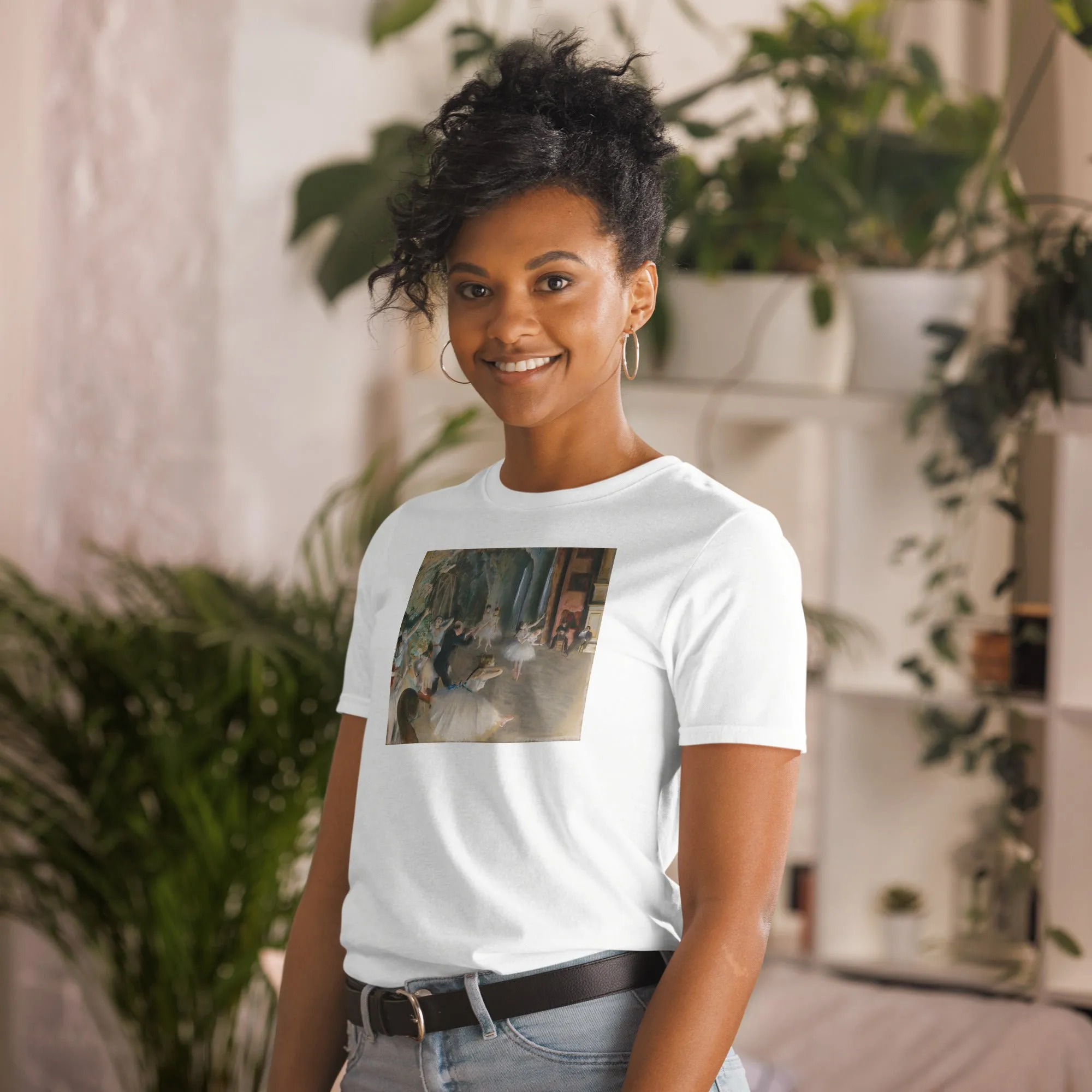 The Rehearsal Onstage by Edgar Degas T-Shirt