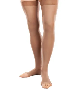 Therafirm Unisex Open Toe Thigh Highs Moderate 20-30mmHg