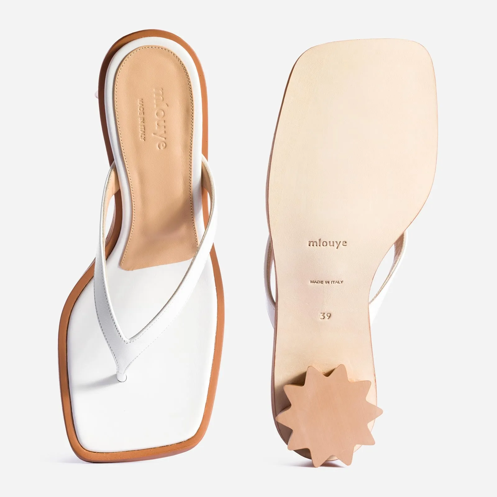 Thong Sandal - White