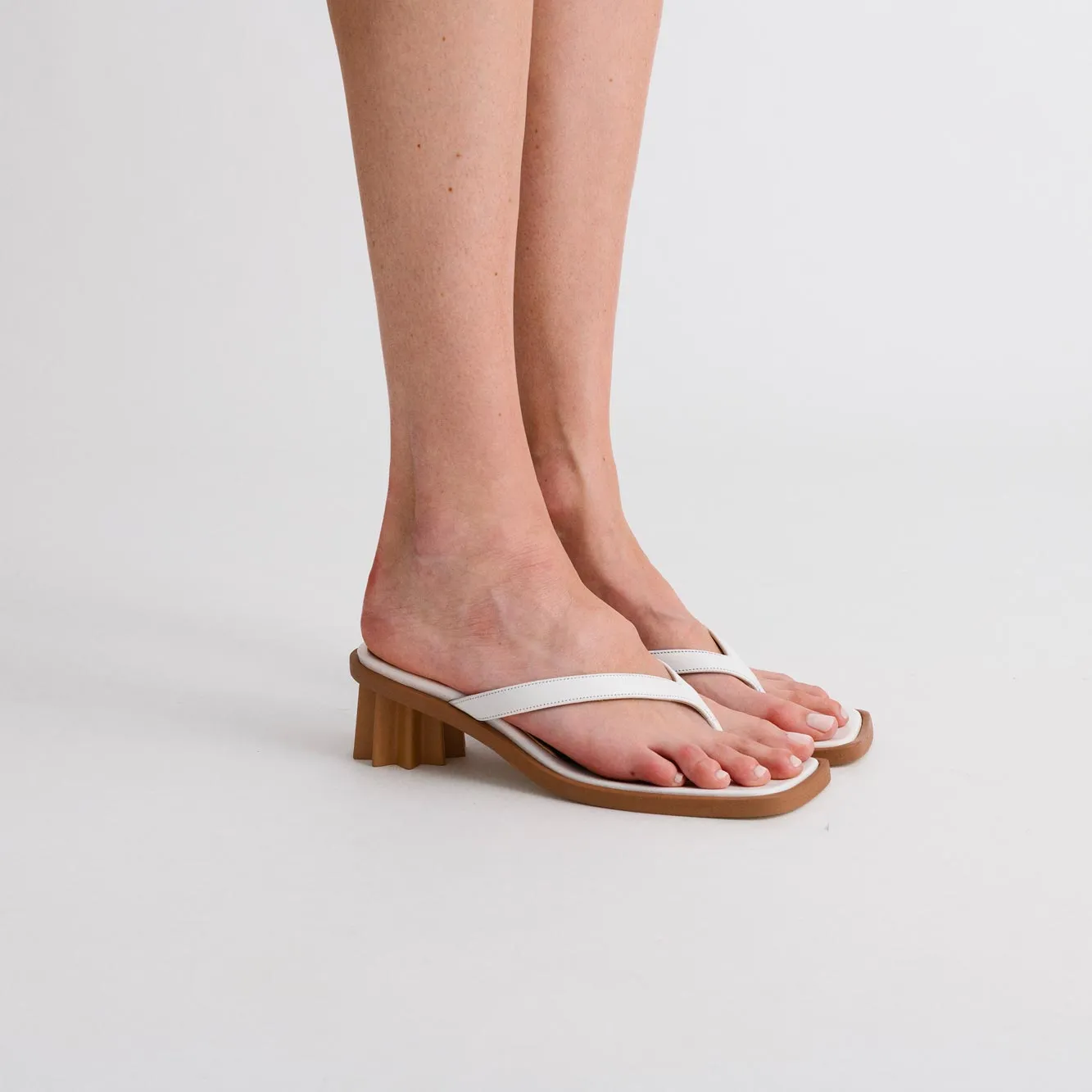 Thong Sandal - White