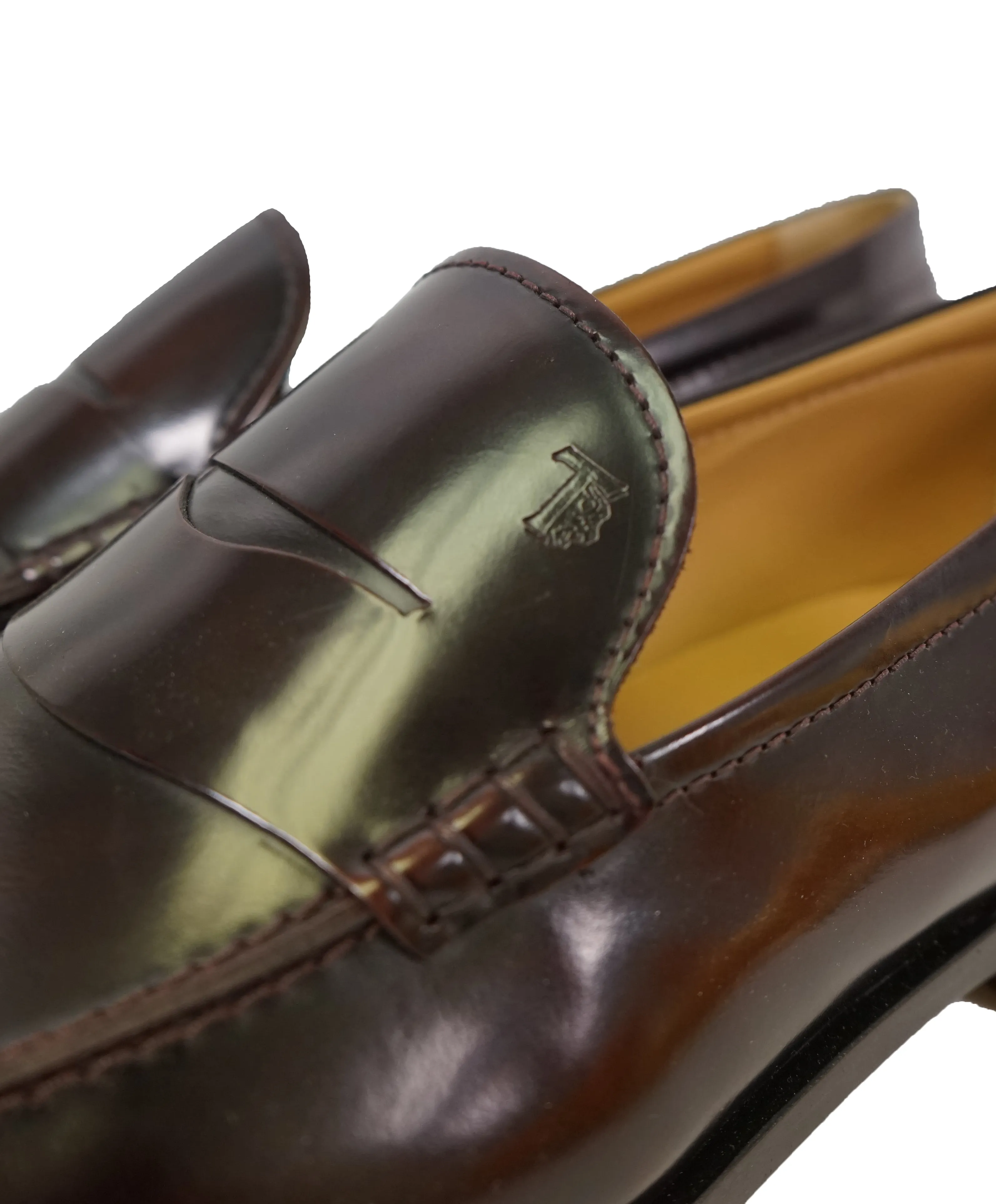 TOD’S - Brown Oxblood “Boston Devon” Driver Detailed Loafer - 12