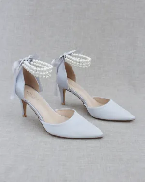 Trinity Pearl Wrap Evening Shoes