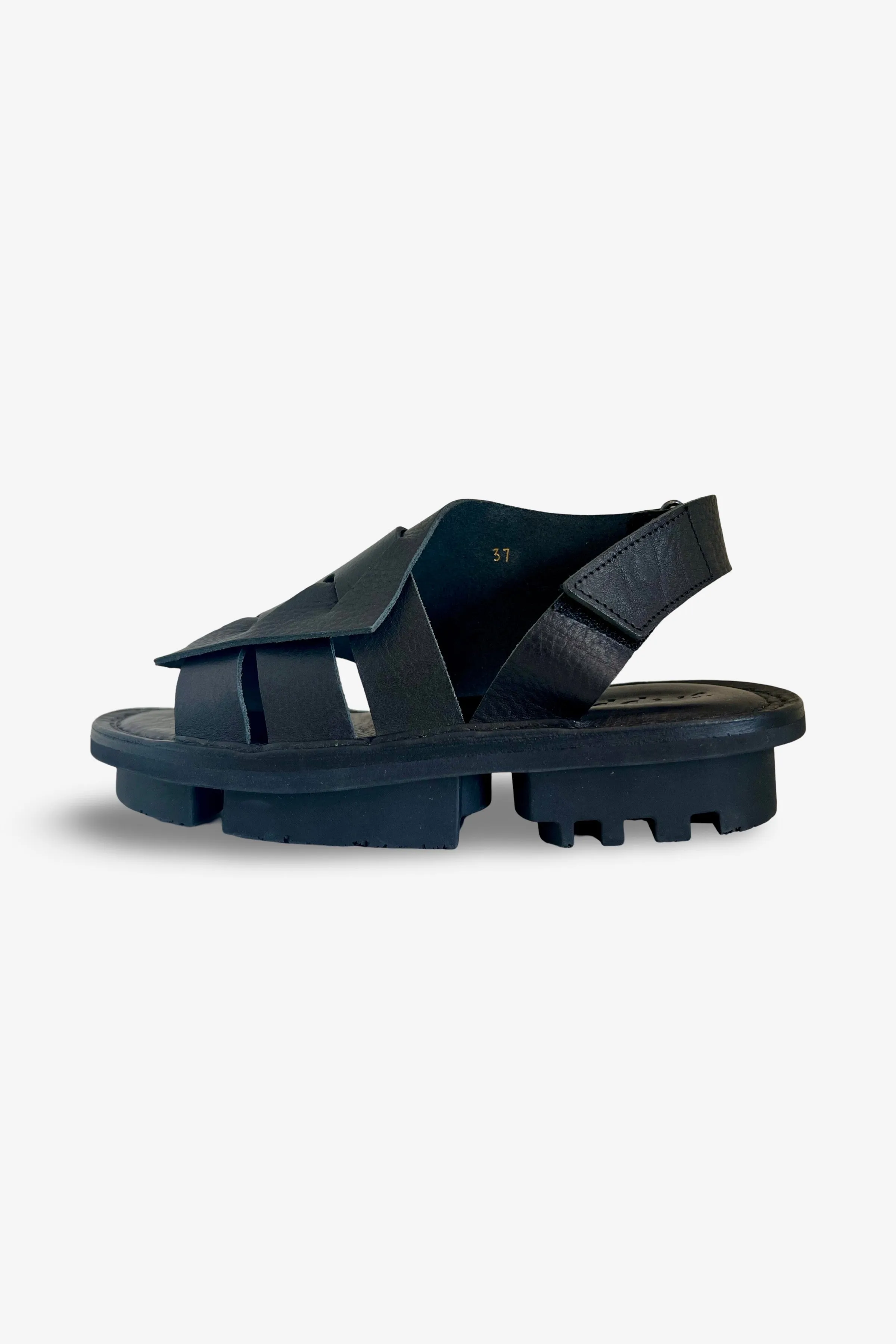 Trippen Influence Sandal | Black