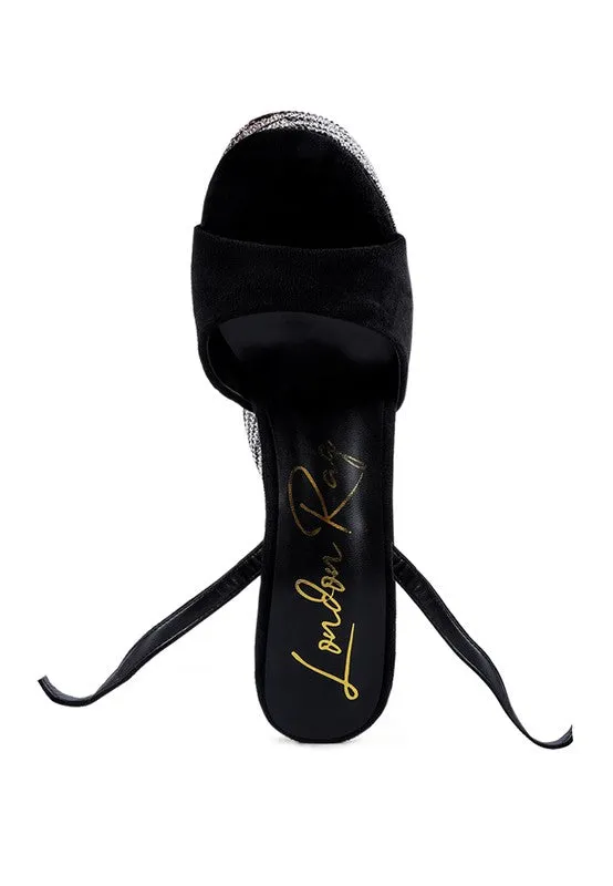 ULTRA PLATFORM DIAMANTE HEELS