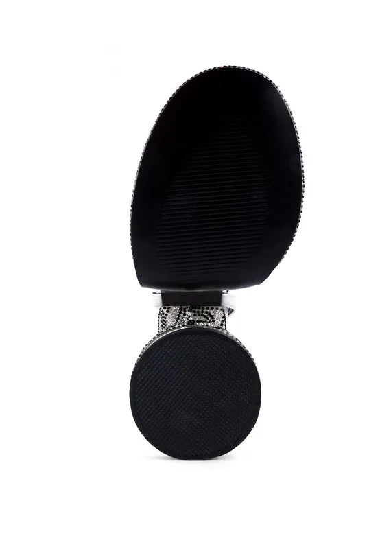 ULTRA PLATFORM DIAMANTE HEELS
