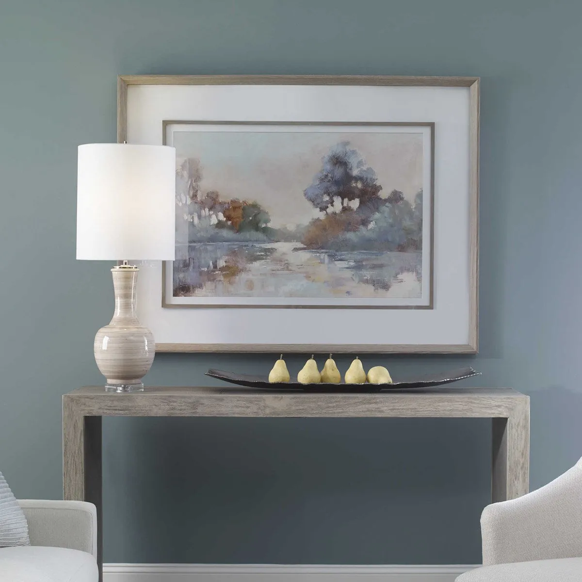 Uttermost Morning Lake Landscape Framed Print