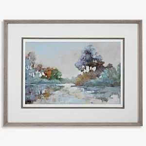 Uttermost Morning Lake Landscape Framed Print