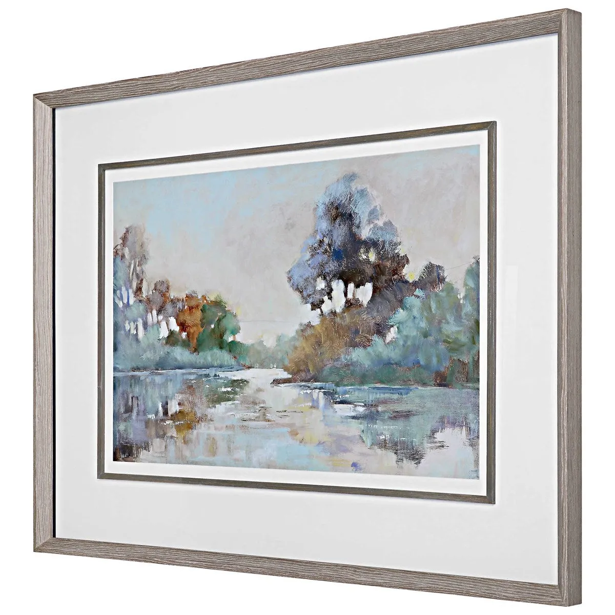 Uttermost Morning Lake Landscape Framed Print