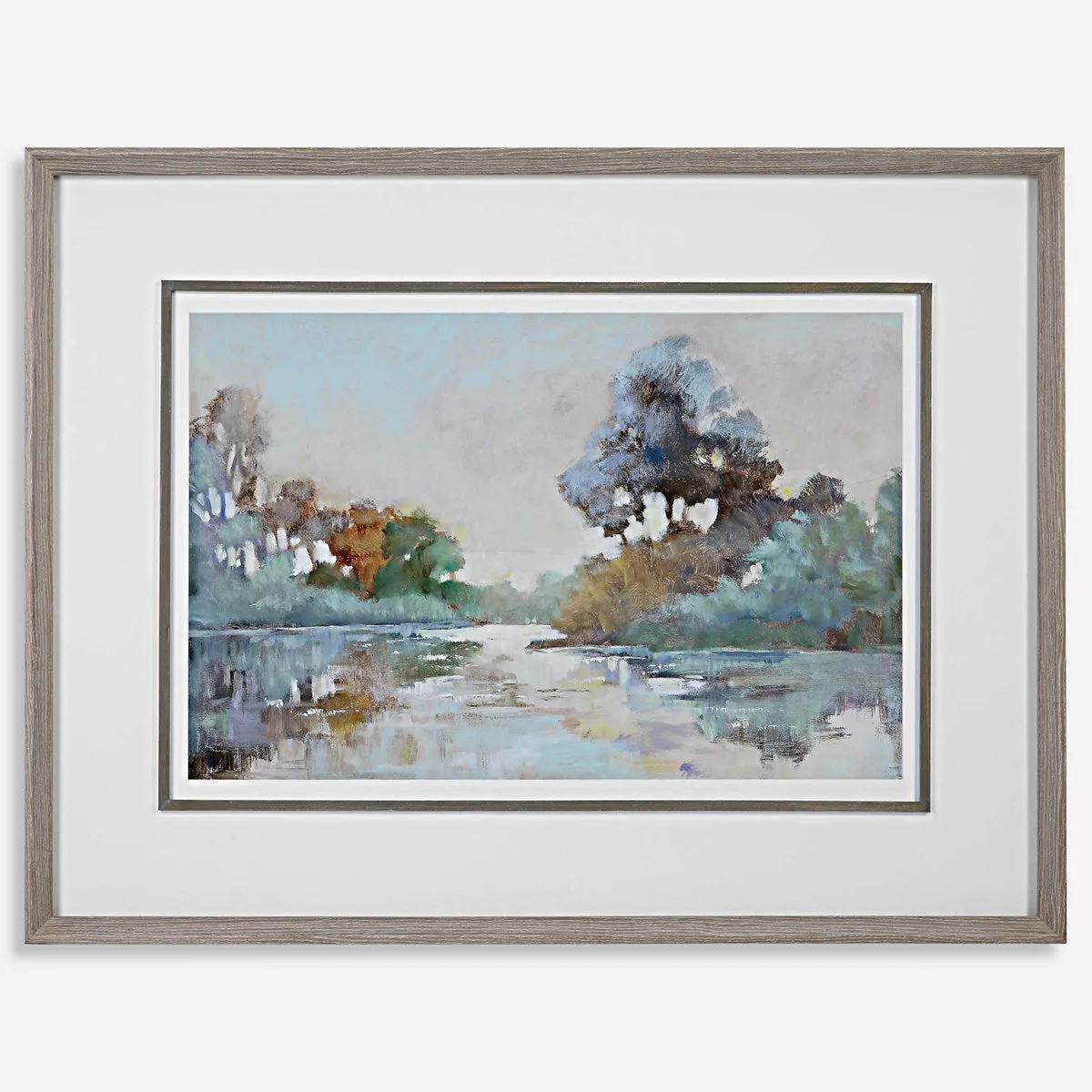 Uttermost Morning Lake Landscape Framed Print