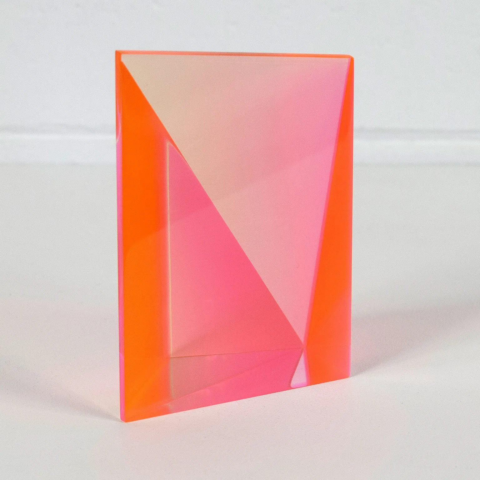 VASA MIHICH "ORANGE WEDGE" SCULPTURE, 2002