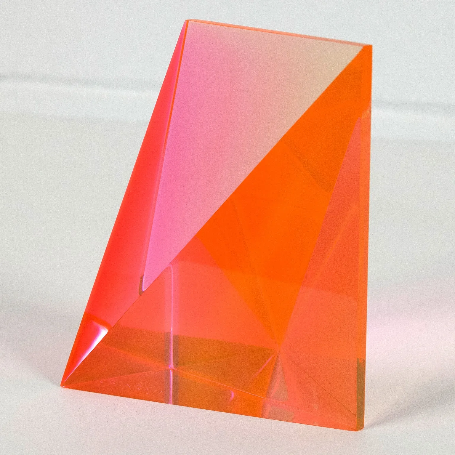 VASA MIHICH "ORANGE WEDGE" SCULPTURE, 2002