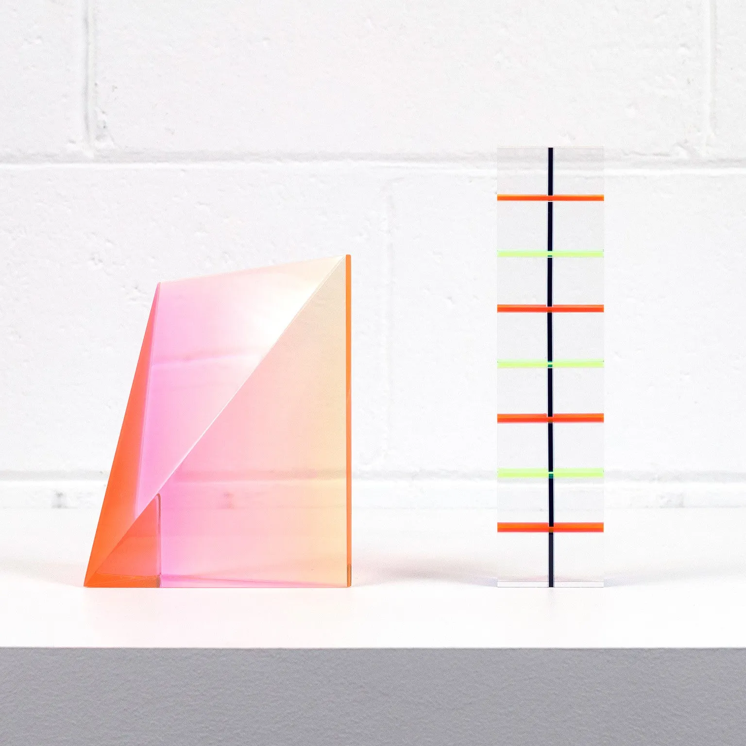 VASA MIHICH "ORANGE WEDGE" SCULPTURE, 2002