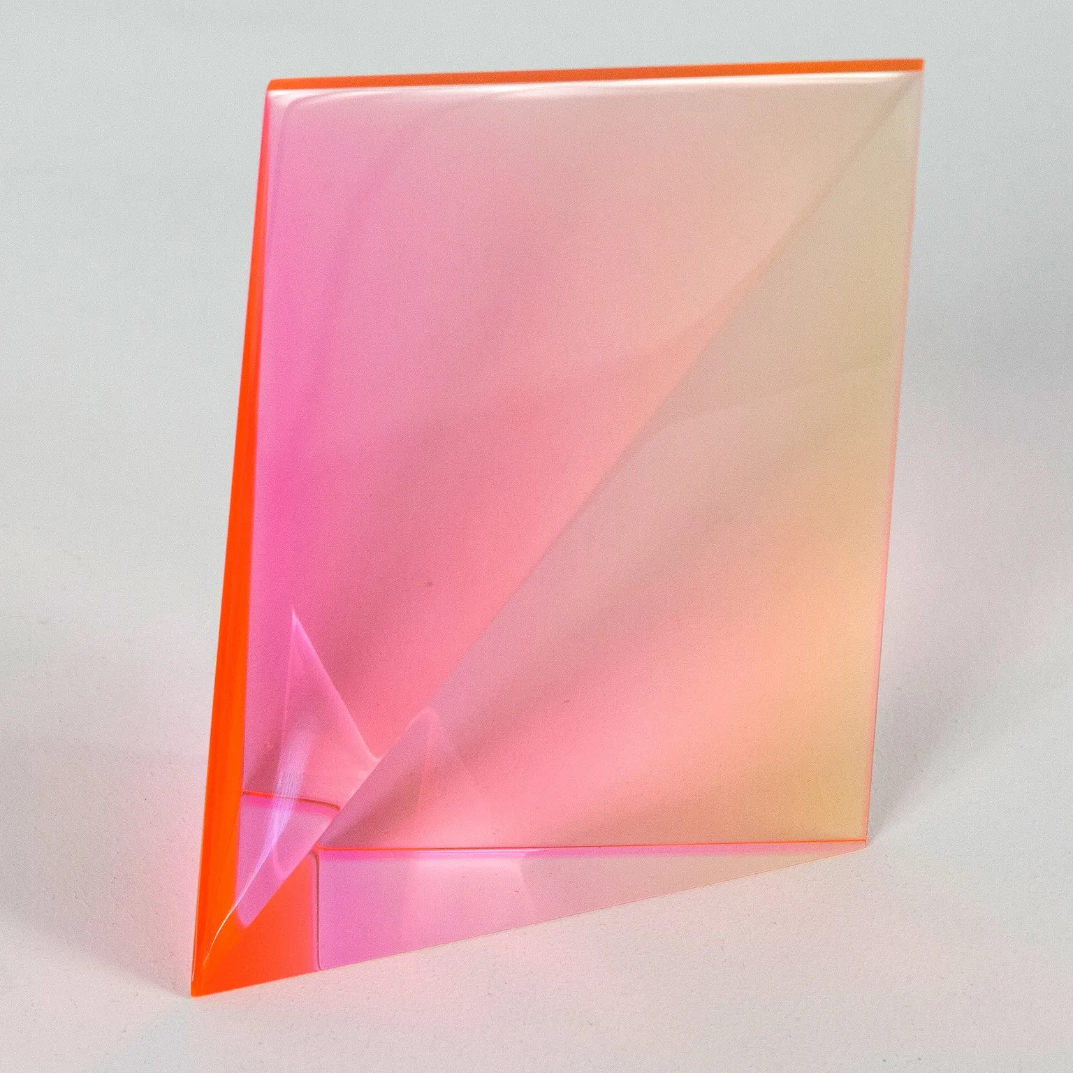 VASA MIHICH "ORANGE WEDGE" SCULPTURE, 2002