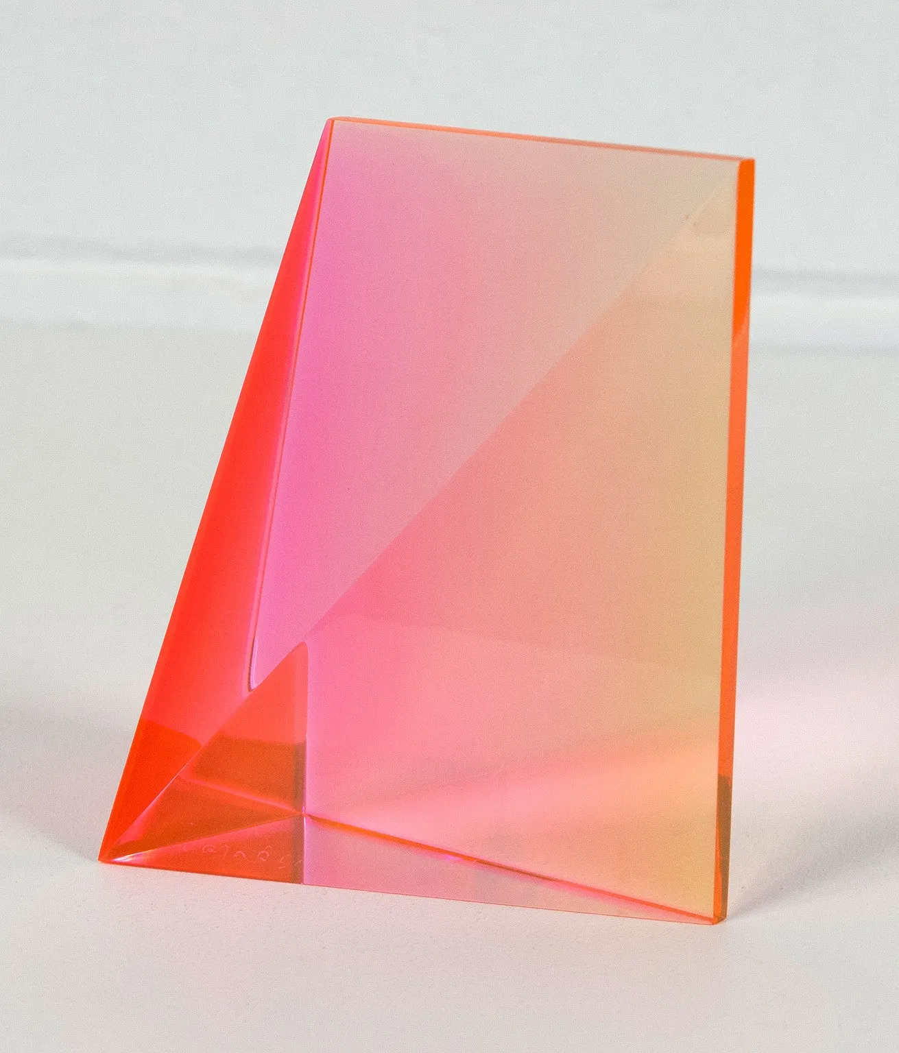 VASA MIHICH "ORANGE WEDGE" SCULPTURE, 2002