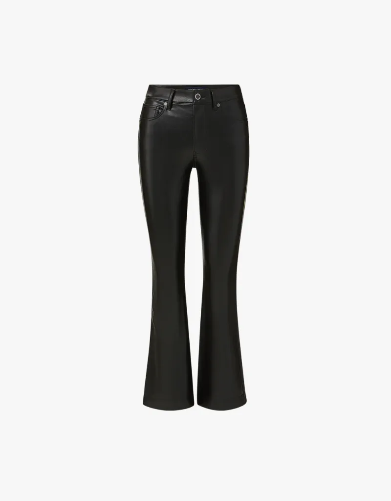 Veronica Beard Carson High Rise Ankle Flare Jeans Black
