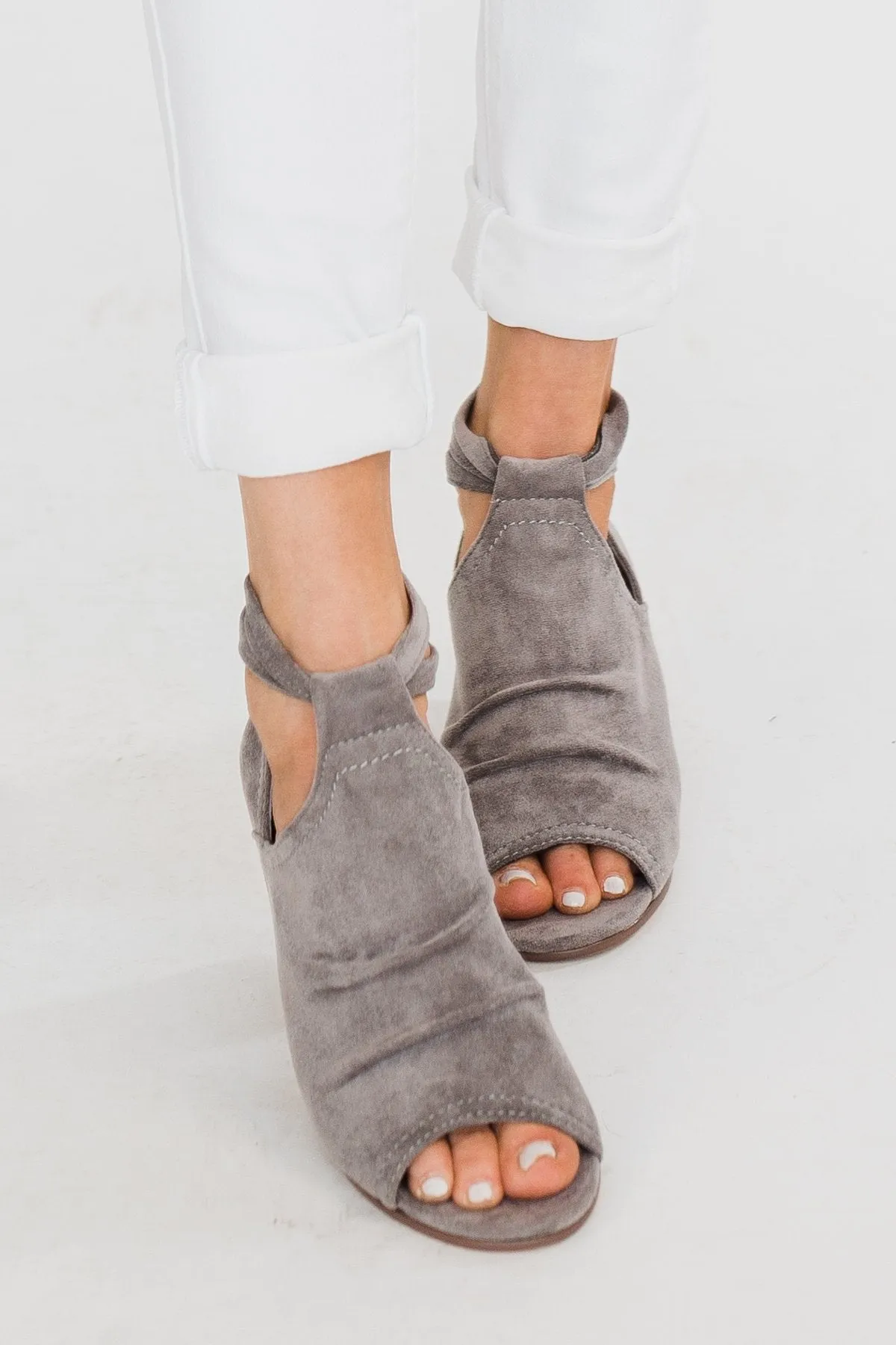 Very G Sylvanna Heels- Grey