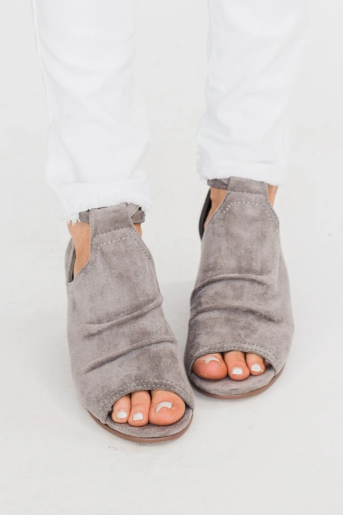 Very G Sylvanna Heels- Grey