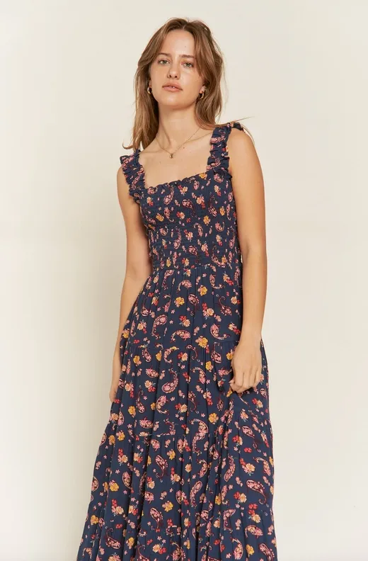 Vidalia Smocked Maxi Dress