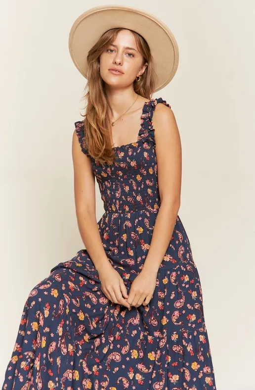 Vidalia Smocked Maxi Dress