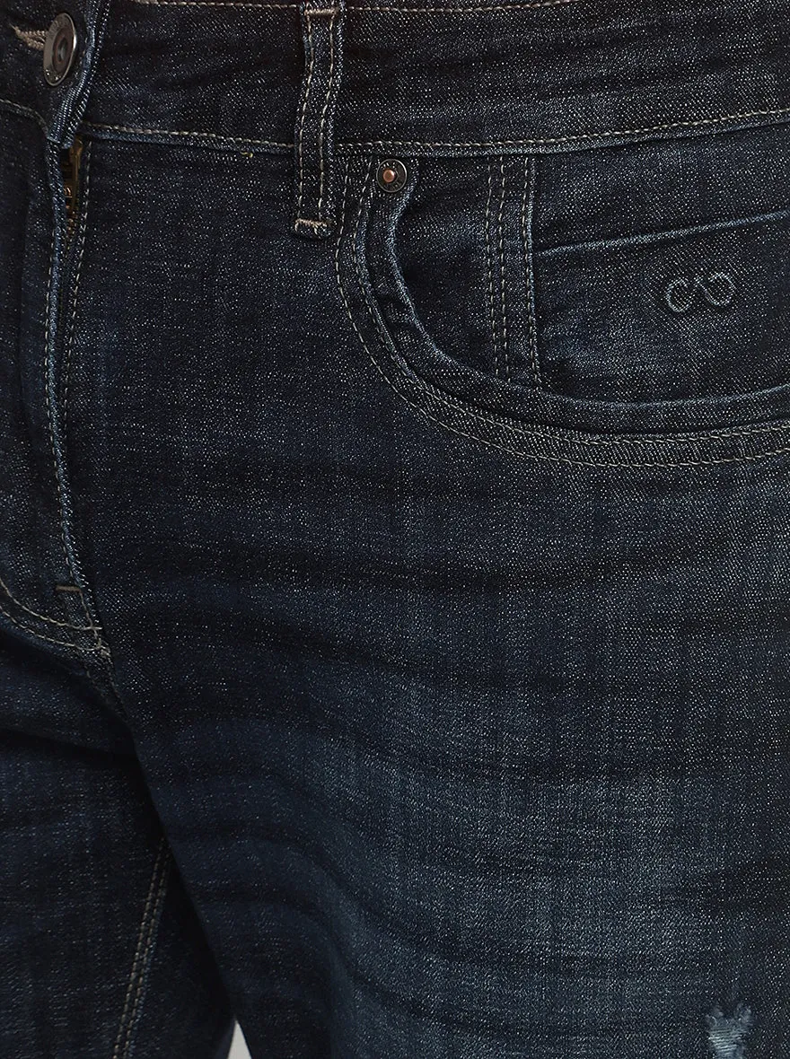 Vintage Blue Washed Slim Fit Jeans | JadeBlue