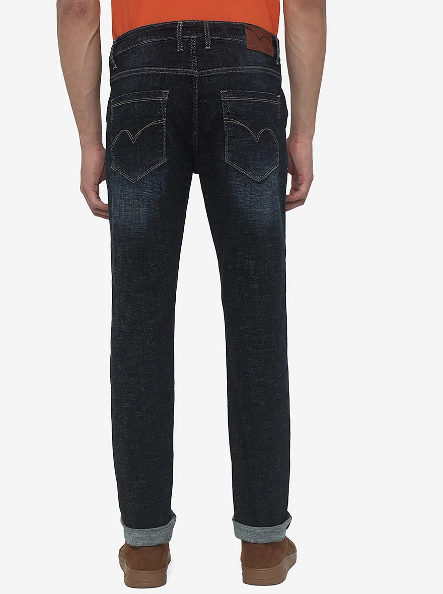 Vintage Blue Washed Slim Fit Jeans | JadeBlue
