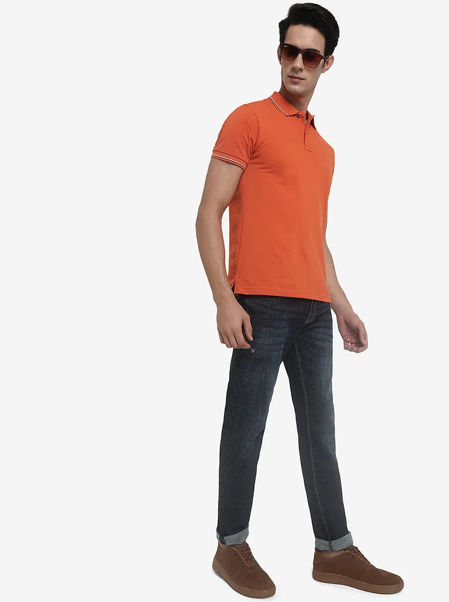 Vintage Blue Washed Slim Fit Jeans | JadeBlue