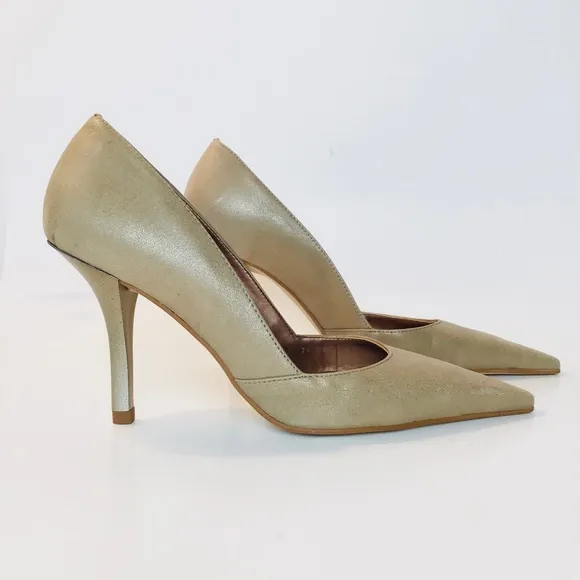 Vintage Cathy Jean Tan Leather Heels